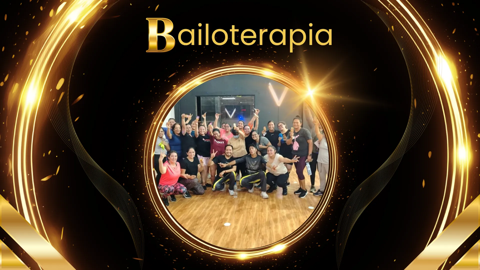 Sesión masiva de bailoterapia llena de diversión